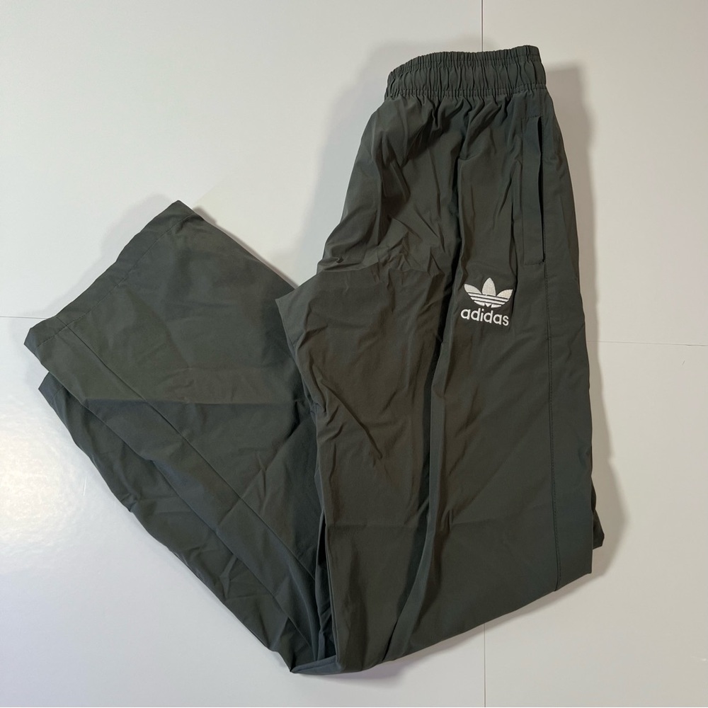 Adidas Originals Gray Track Pants Windbreaker Joggers Size L - Picture 3 of 12